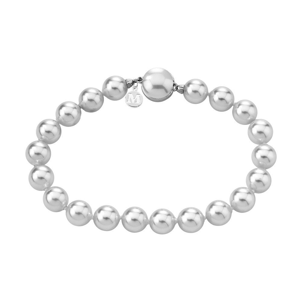 PULSERA LYRA 8MM PERLAS · MAJORICA