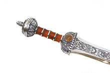 Cargar imagen en el visor de la galería, ARTESANÍA ALCÁZAR - tienda online de espadas, espadas toledanas, espadas de acero, espadas de coleccionista, made in toledo, made in spain, swords, steel swords, historic swords, espadas históricas, compara espadas, colección de espadas, espada romana, Roman word, steel word, julio cesar, espada de julio cesar, espada gladius
