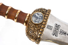 Cargar imagen en el visor de la galería, ARTESANÍA ALCÁZAR - tienda online de espadas, espadas toledanas, espadas de acero, espadas de coleccionista, made in toledo, made in spain, swords, steel swords, historic swords, espadas históricas, compara espadas, colección de espadas, espada romana, Roman word, steel word, julio cesar, espada de julio cesar, espada gladius
