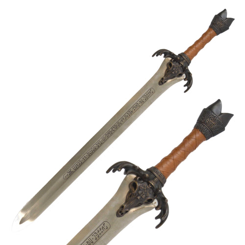 ARTESANÍA ALCÁZAR - tienda online de espadas, espadas toledanas, espadas de acero, espadas de coleccionista, made in toledo, made in spain, swords, steel swords, historic swords, espadas históricas, compara espadas, comprar espadas, colección de espadas, ESPADA ATLANTEAN, ESPADA DE CONAN, ESPADA DE CONAN EL BÁRBARO, ESPADA CONAN PADRE BRONCE, CONAN SWORD, FILM SWORDS