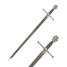 Cargar imagen en el visor de la galería, ARTESANÍA ALCÁZAR - tienda online de espadas, espadas toledanas, espadas de acero, espadas de coleccionista, made in toledo, made in spain, swords, steel swords, historic swords, espadas históricas, compara espadas, comprar espadas, colección de espadas, E ESPADA DE LOS REYES CATÓLICOS, espadas para bodas y comuniones, espadas para cortar tartas
