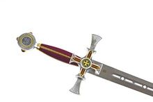 Cargar imagen en el visor de la galería, ARTESANÍA ALCÁZAR - tienda online de espadas, espadas toledanas, espadas de acero, espadas de coleccionista, made in toledo, made in spain, swords, steel swords, historic swords, espadas históricas, compara espadas, colección de espadas, damasquino, espada damasquinada, espadas marco, damasquino, damasquinado, toledo
