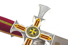 Cargar imagen en el visor de la galería, ARTESANÍA ALCÁZAR - tienda online de espadas, espadas toledanas, espadas de acero, espadas de coleccionista, made in toledo, made in spain, swords, steel swords, historic swords, espadas históricas, compara espadas, colección de espadas, damasquino, espada damasquinada, espadas marco, damasquino, damasquinado, toledo
